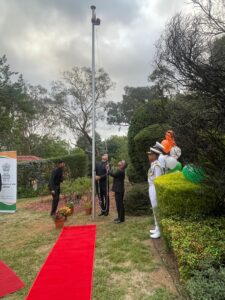 High Commissioner unfurls Tricolour at India’s 76th R-Day celebrations