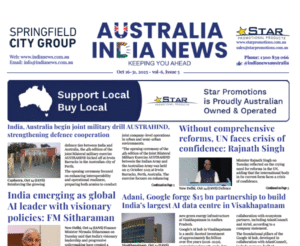Australia India News October 16-31, 2025