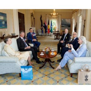 Princess Anne visits Australia to mark signals corps centenary