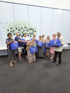 Rotary Club of Brisbane International donates hampers to Salvation Army