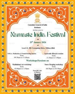 Namaste India Festival to celebrate culture and community in Brisbane