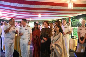 Reception on INS Nilgiri highlights India’s role in Exercise Kakadu 2026
