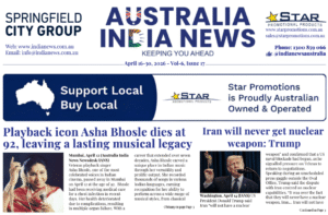 Australia India News – April 16-30, 2026