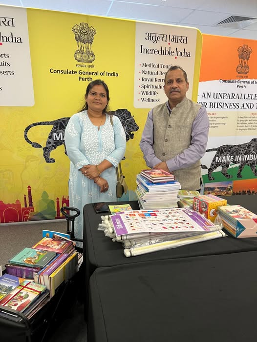 Consulate donates Hindi books to support language learning in Western Australia