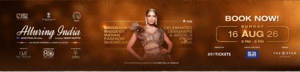 Alluring India - Brisbane Banner