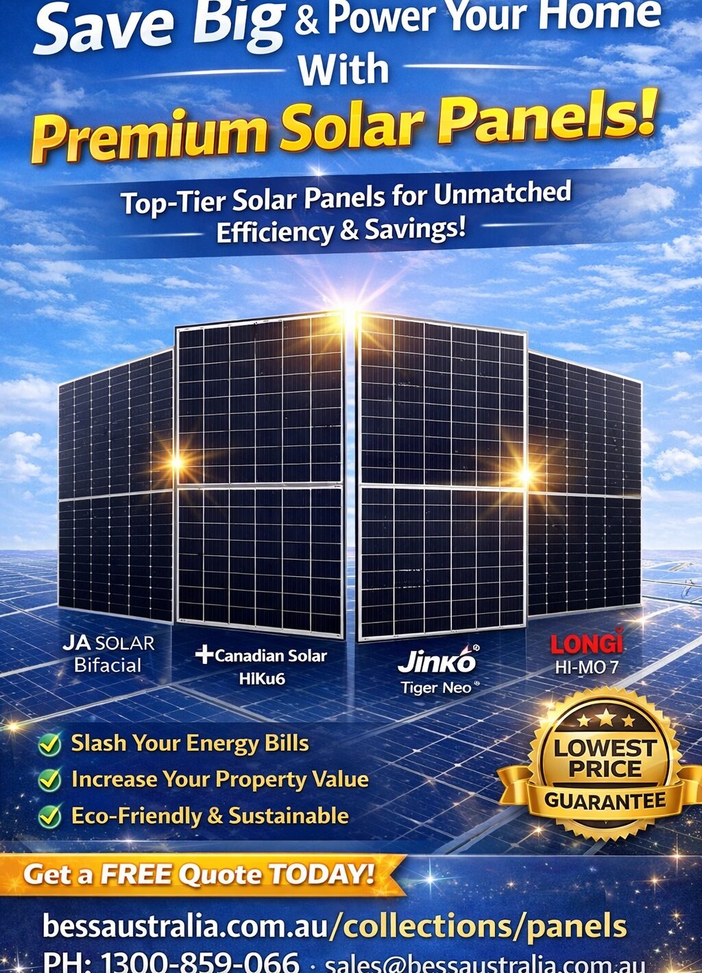 Bess Australia Solar Panels