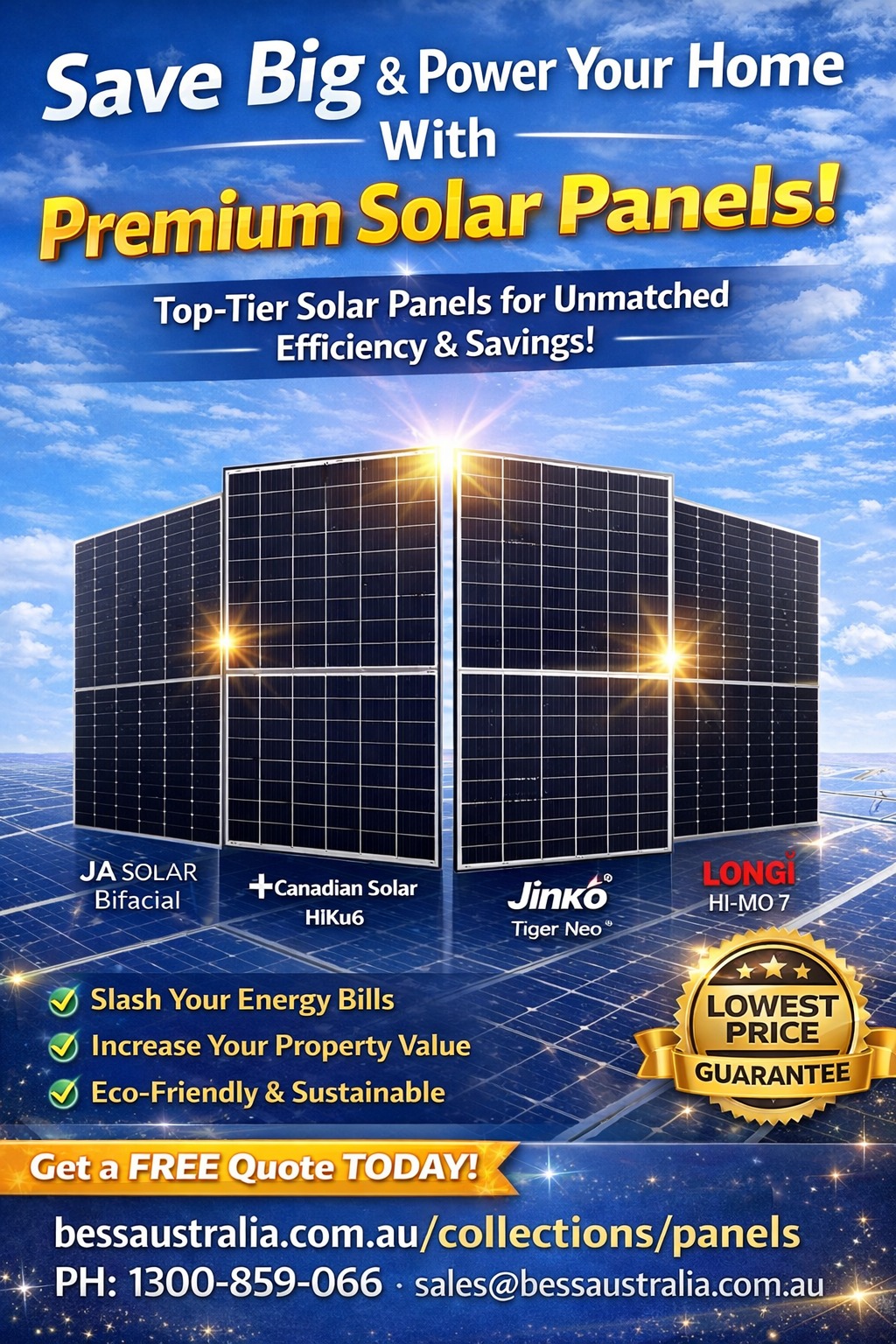 Bess Australia Solar Panels