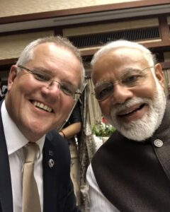 Morrison praises Modi’s leadership as Indian PM reaches historic milestone