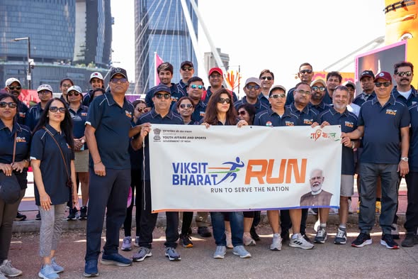 Viksit Bharat Run brings Brisbane Indian community together