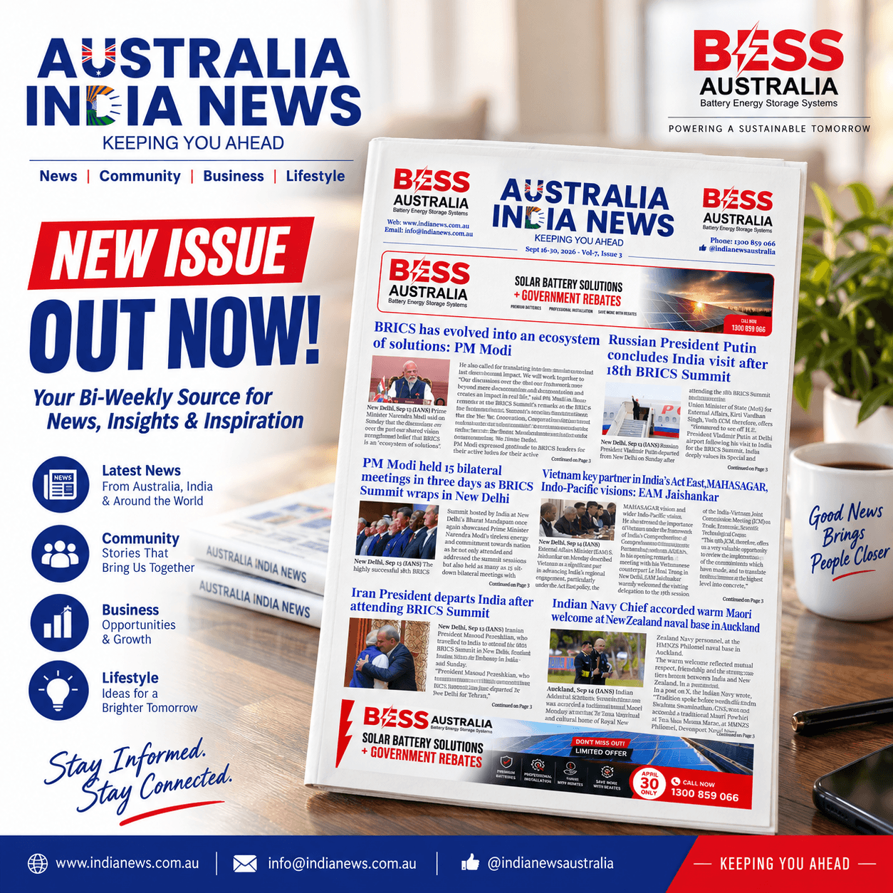 Australia India News – Sept 16-30, 2026