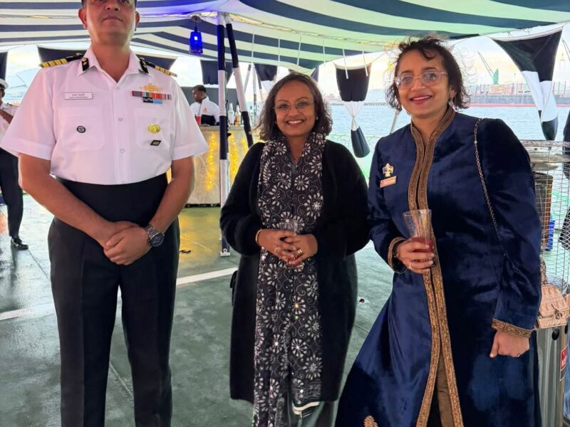 Indian community welcomes Coast Guard ship Shaurya in Perth