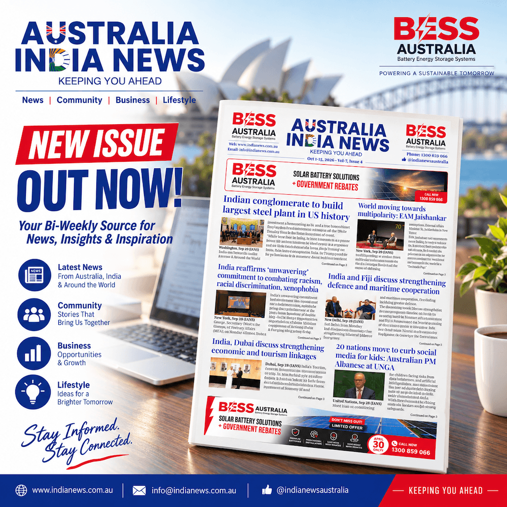 Australia India News Cover Image Issue Oct 2026